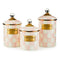 MacKenzie-Childs Rosy Check Enamel Canister - Small