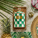 MacKenzie-Childs Emerald Check Canister - Medium