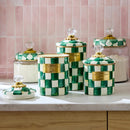 MacKenzie-Childs Emerald Check Canister - Large