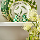 MacKenzie-Childs Emerald Check Salt & Pepper Shakers