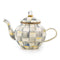 MacKenzie-Childs Sterling Check Enamel Teapot - 4 Cup