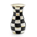 MacKenzie-Childs Courtly Check Enamel Pedestal Vase