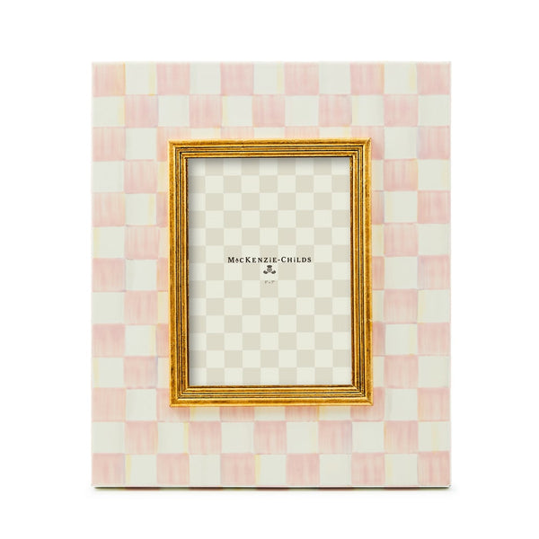 MacKenzie-Childs Rosy Check 5" x 7" Frame