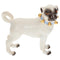 Meissen Dog Figurine Pug Dog with Bells