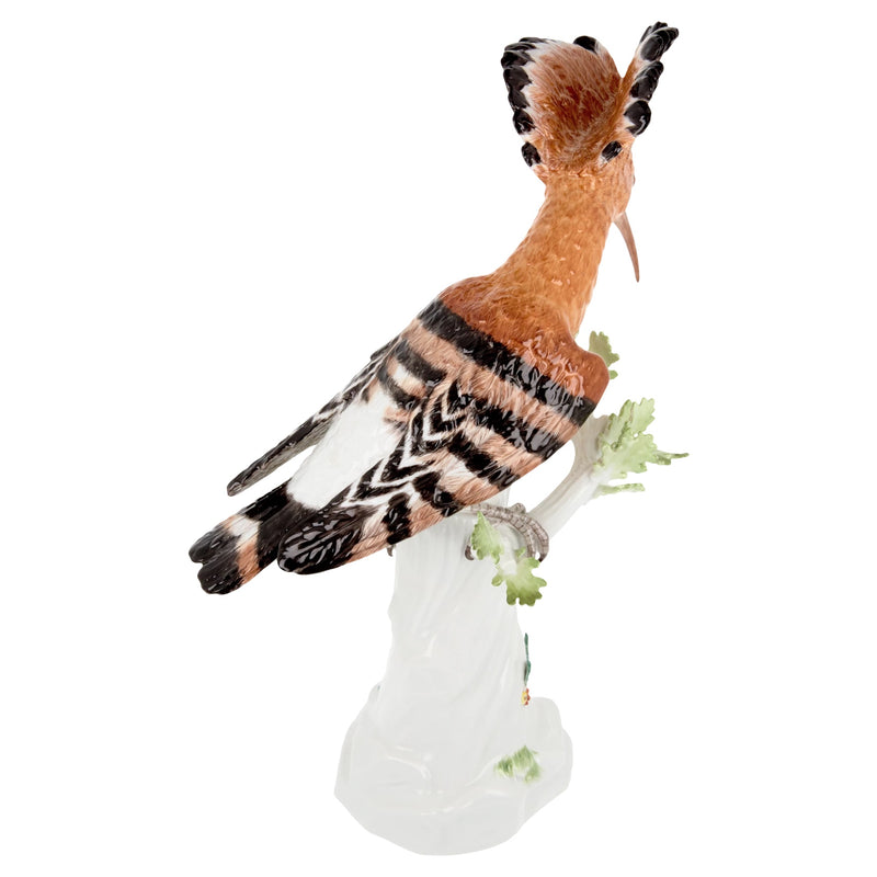 Meissen Bird Figurine Hoopoe with Cockchafer