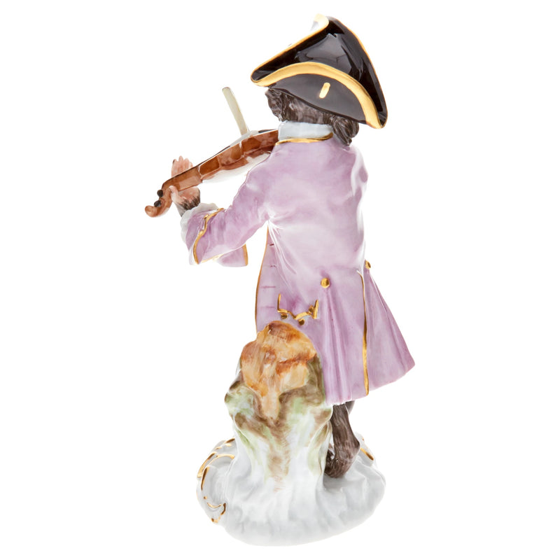 Meissen Monkey Orchestra Violinist