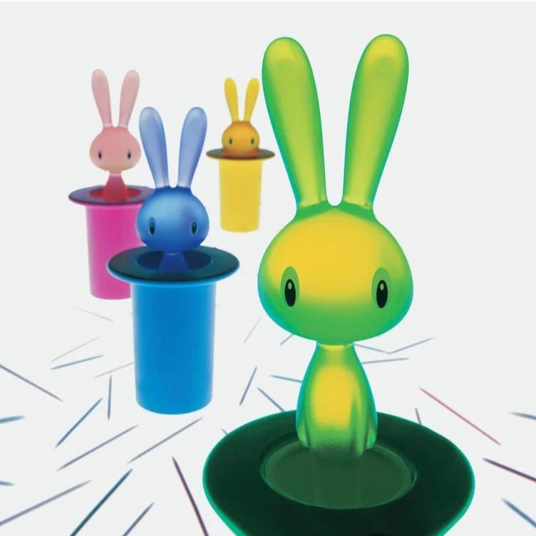 Alessi Magic Bunny Toothpick Holder Blue