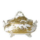 Royal Crown Derby Aves Gold Covered Vegetable Dish