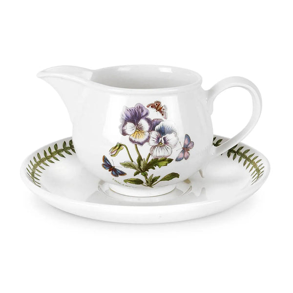 Portmeirion Botanic Garden Gravy Boat & Stand (Romantic)