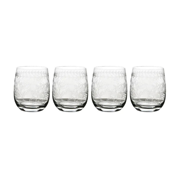 Portmeirion Botanic Garden Crystal Tumblers Set of 4