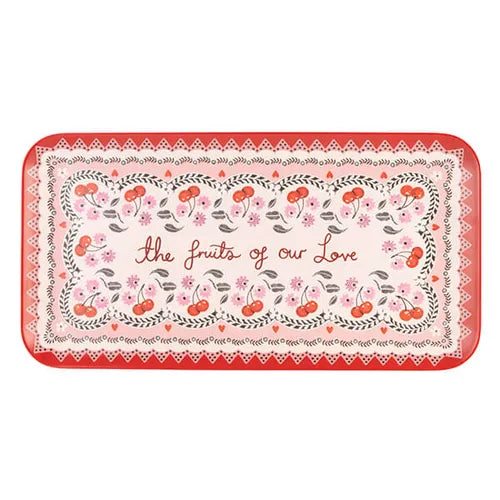 Cath Kidston Cherry Melamine Rectangular Platter