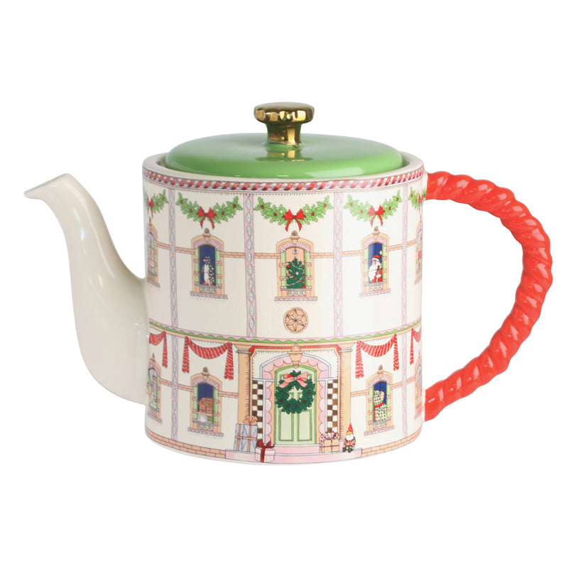 Cath Kidston Christmas Dolls House Teapot