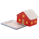 Cath Kidston Christmas House Butter Dish