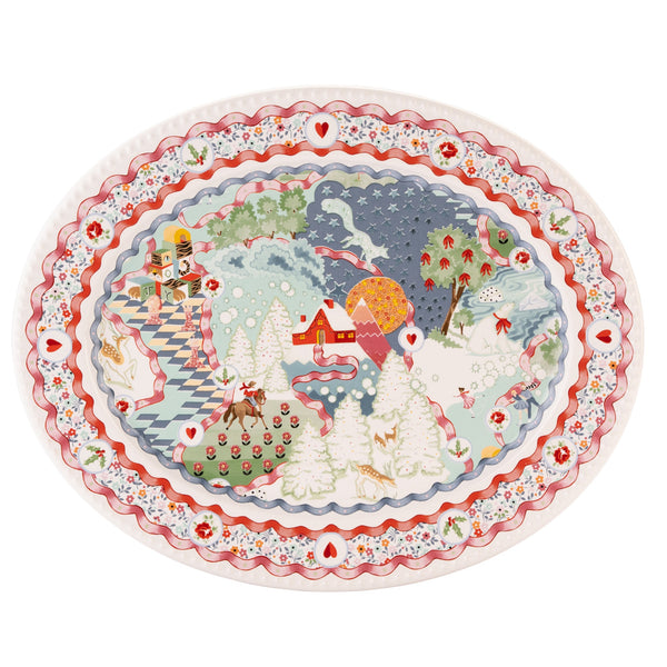 Cath Kidston Christmas Journey Platter