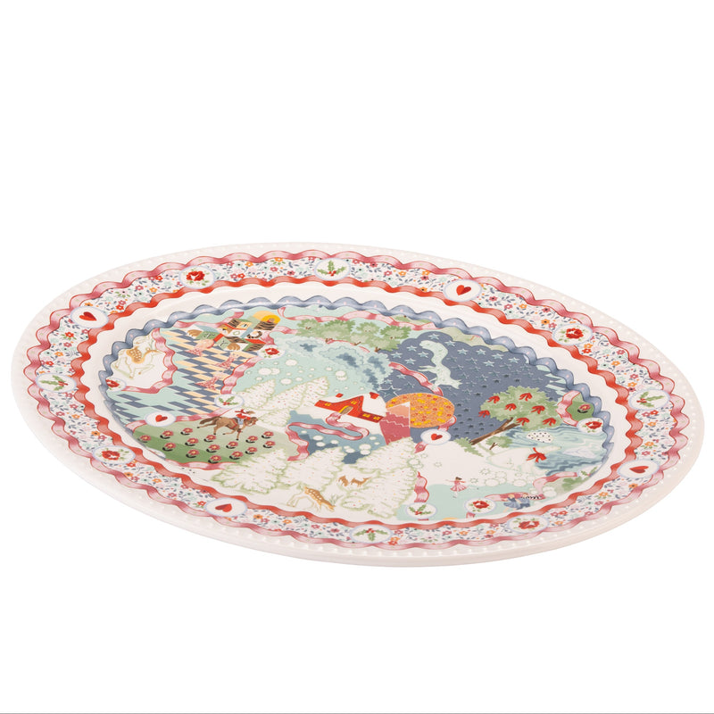 Cath Kidston Christmas Journey Platter