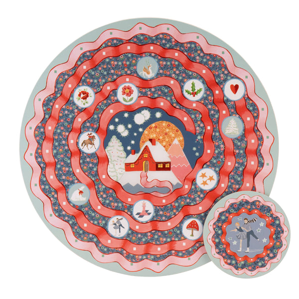 Cath Kidston Christmas Journey Placemats & Coasters, Set of 4