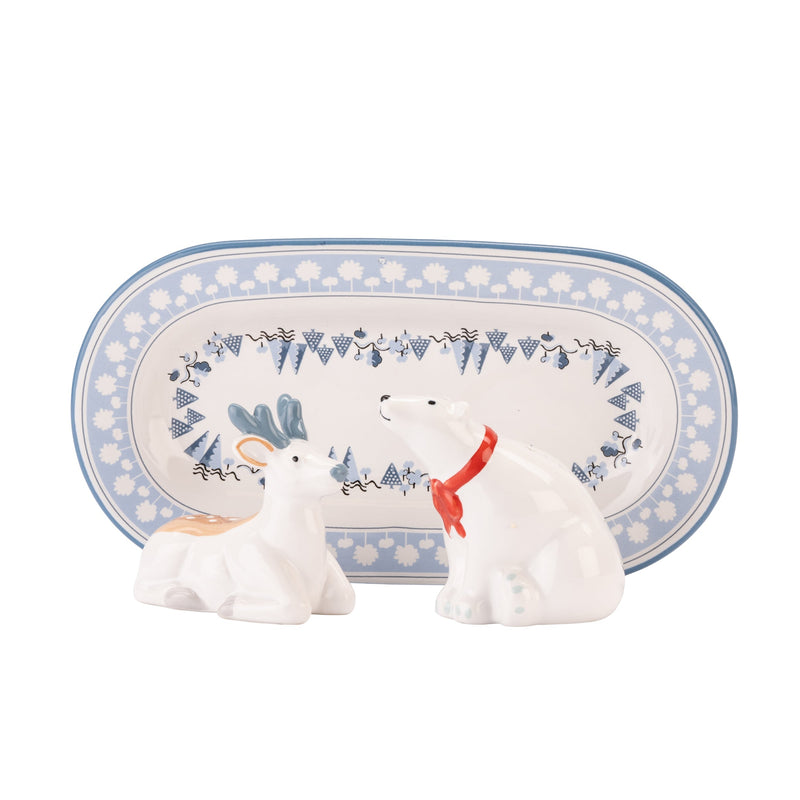 Cath Kidston Polar Bear Deer Salt & Pepper Shakers