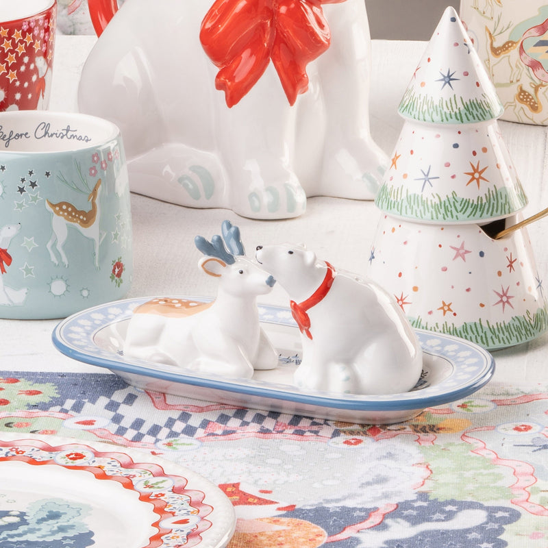 Cath Kidston Polar Bear Deer Salt & Pepper Shakers