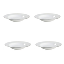 Royal Worcester Classic Platinum Rimmed Soup Bowl 23cm, Set of 4