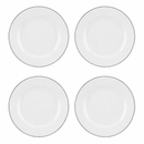 Royal Worcester Classic Platinum Round Plate 27cm, Set of 4