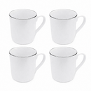 Royal Worcester Classic Platinum Mug Set of 4