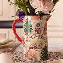 Cath Kidston Christmas Ditsy Pitcher Jug / Vase 1l