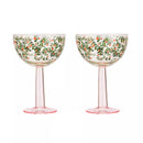 Cath Kidston Dolly Rose Champagne Coupes, Set of 2