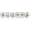 Portmeirion Exotic Botanic Garden Pasta Bowl, Set of 6