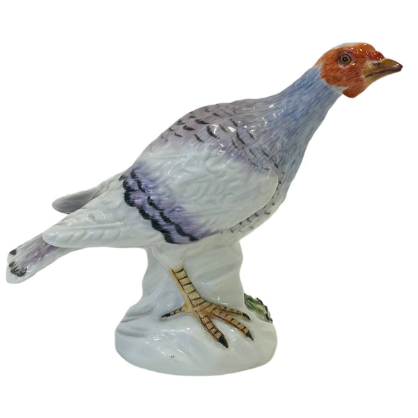 Meissen Bird Figurine Large Turkey Female