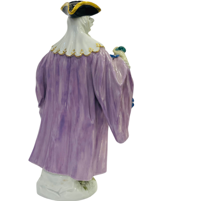 Meissen Figurine Man, White Mask