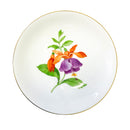 Meissen Small Dish with Purple and Red Flower