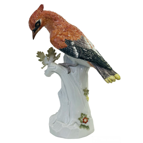 Meissen Bird Figurine Waxwing