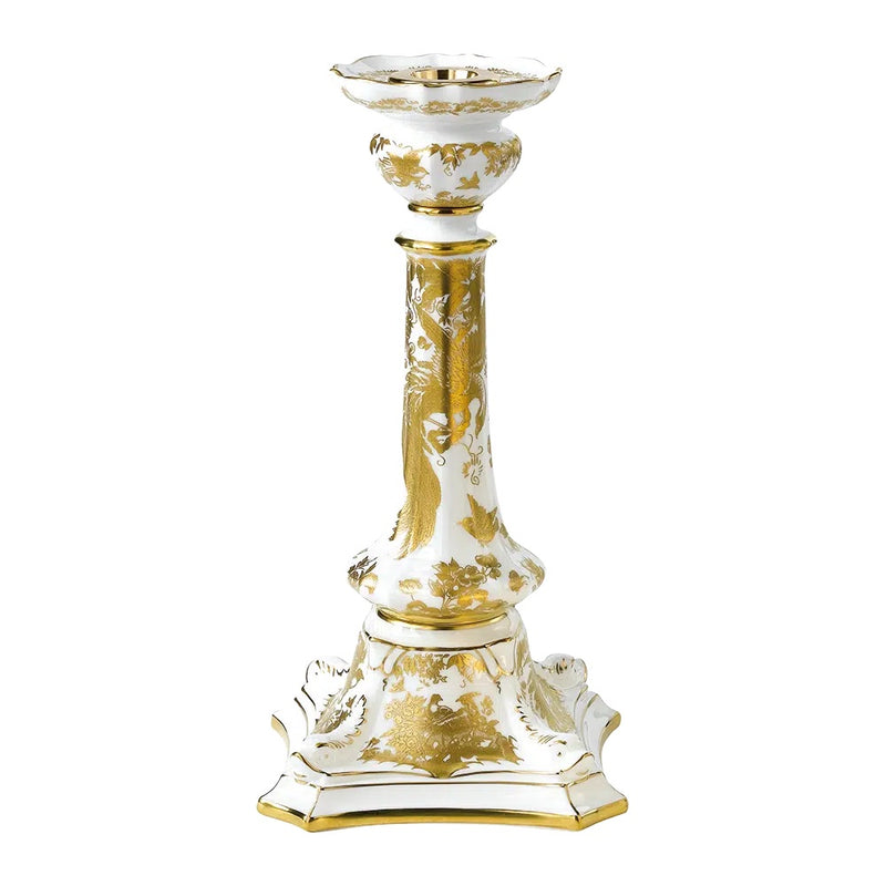 Royal Crown Derby - Aves Gold Candlestick L/S (Gift Boxed)