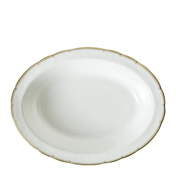 Royal Crown Derby Darley Abbey Pure Gold Open Vegetable Dish
