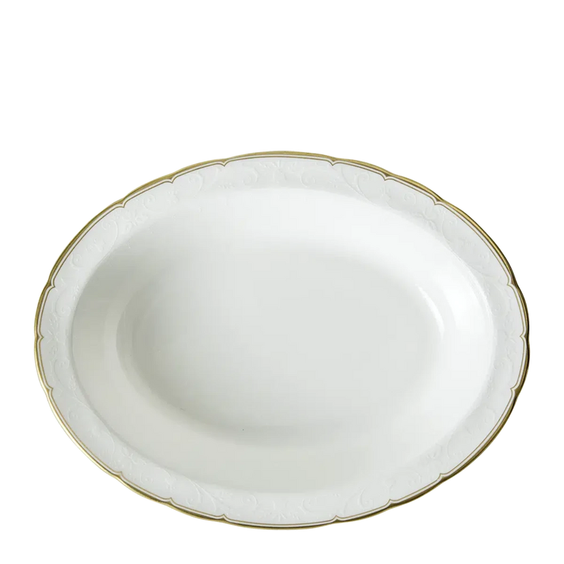 Royal Crown Derby Darley Abbey Pure Gold Open Vegetable Dish