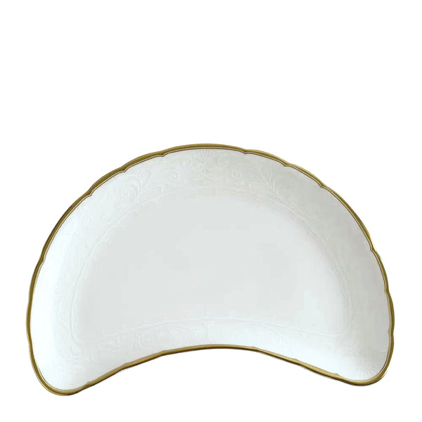 Royal Crown Derby Darley Abbey Pure Gold Salad Plate (Crescent)