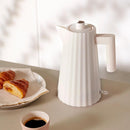 Alessi Plissé Electric Kettle White