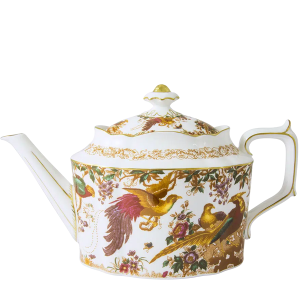 Royal Crown Derby Olde Aves Large Teapot