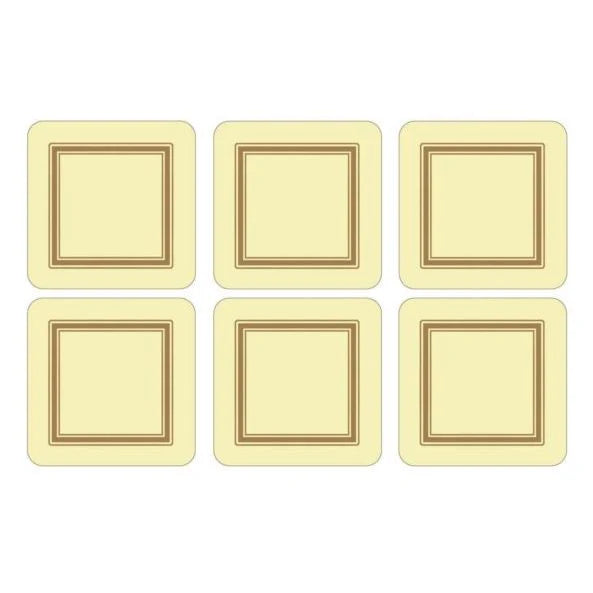 Pimpernel Classic Cream Coasters Set of 6