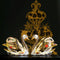 Royal Crown Derby Old Imari Solid Gold Band Swan Paperweight