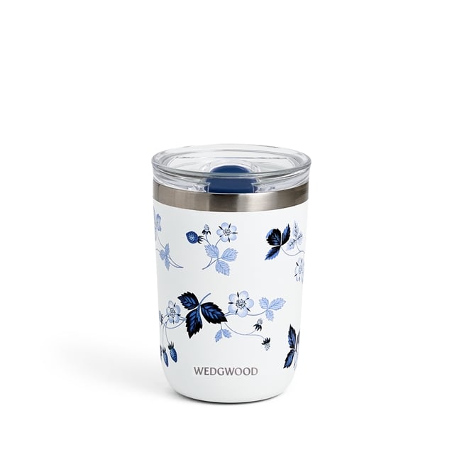 Wedgwood Wild Strawberry Inky Blue Beverage Tumbler