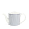 Wedgwood Gio Pinstripe Small Teapot White
