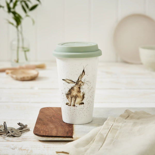 Royal Worcester Wrendale Designs Travel Mug (Hare)