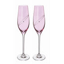 Dartington Ruby Flute, Set of 2