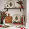 Spode Christmas Tree 12 Piece Set - 4 x 27cm Dinner Plates, 20cm Salad Plates, 15cm Cereal Bowls