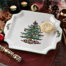 Spode Christmas Tree Square Handled Platter