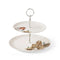Royal Worcester Wrendale Designs 2 Tiered Cake Stand (Robin & Bunny)