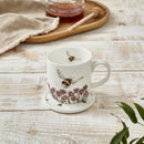 Royal Worcester Wrendale Designs Flight of the Bumblebee Mug & Coaster Set