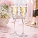 Waterford Crystal Occasions True Love Champagne Flutes Set of 2