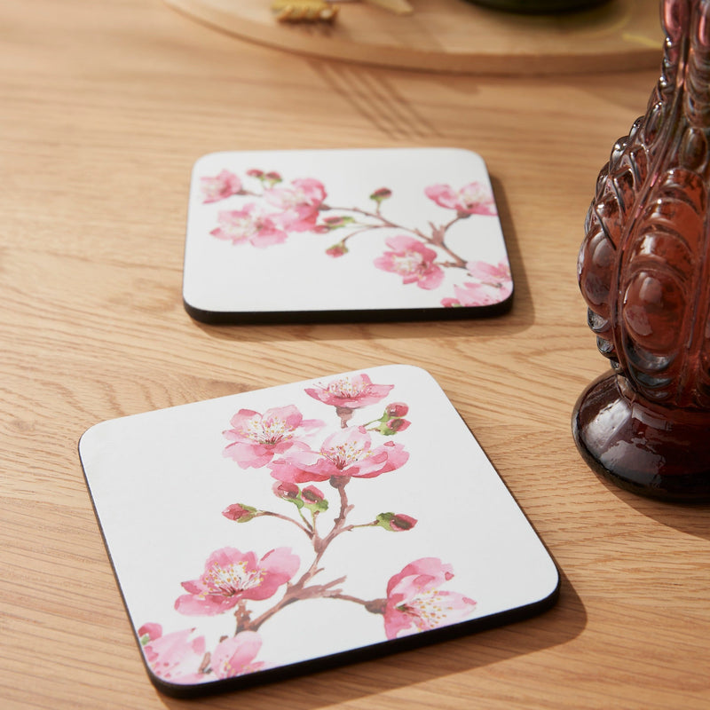 Pimpernel Pink Blossom Coasters Set of 6